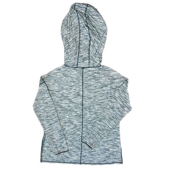 Gaiam Yoga Long Sleeve Top with Cowl Neck. Turquoise Color. Size XL. Great Cond! - Picture 3 of 9